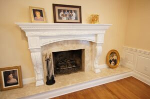 White Mantel